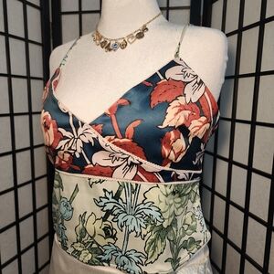 Anthropologie Multicolor Floral Camisole